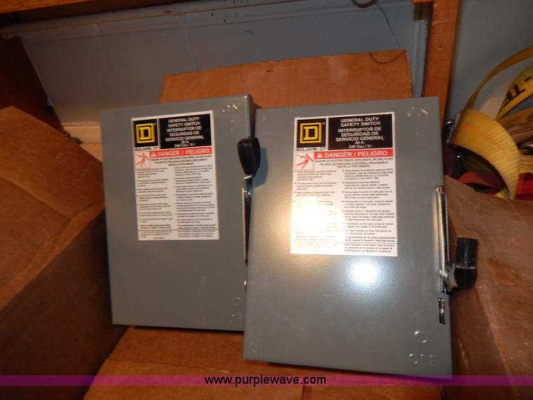 image for item AT9305 (2) Square D safety switches