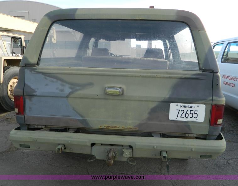 image for item AZ9170 1985 Chevrolet D10 Military Blazer SUV