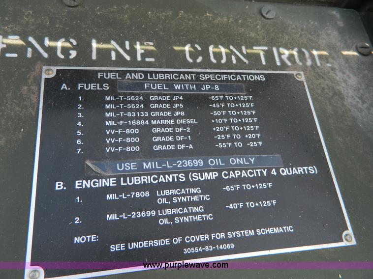 image for item AZ9174 1989 Jet start cart