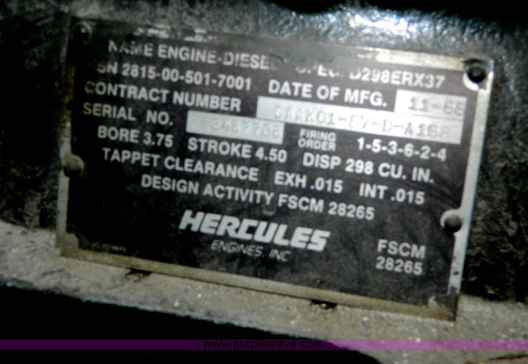 image for item AZ9182 U.S. Army Surplus portable generator