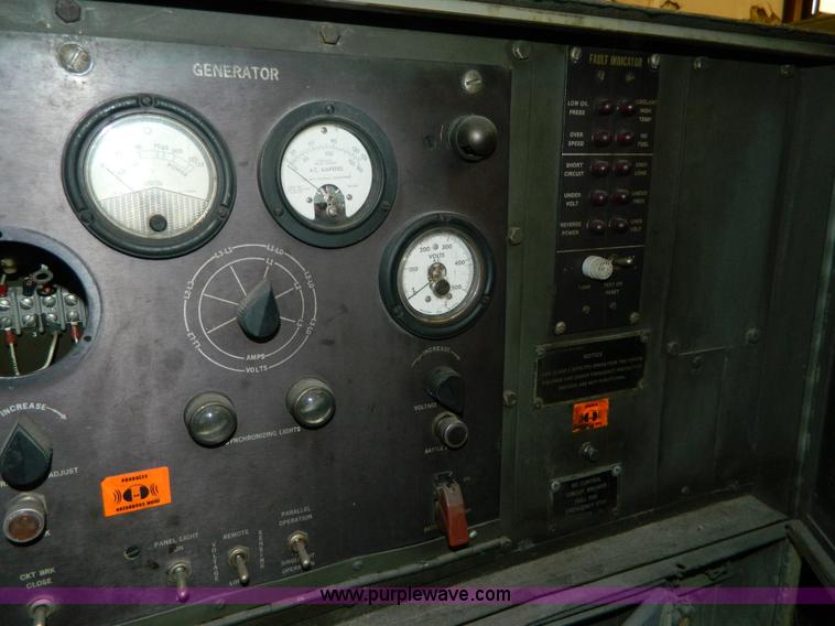 image for item AZ9182 U.S. Army Surplus portable generator