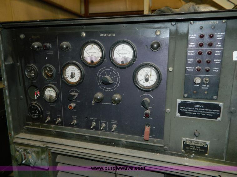 image for item AZ9183 U.S. Army Surplus portable generator