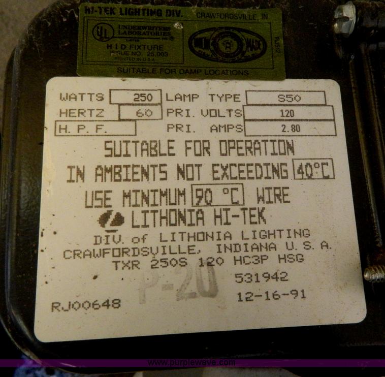 image for item AZ9193 (13) Lithonia S50 lights