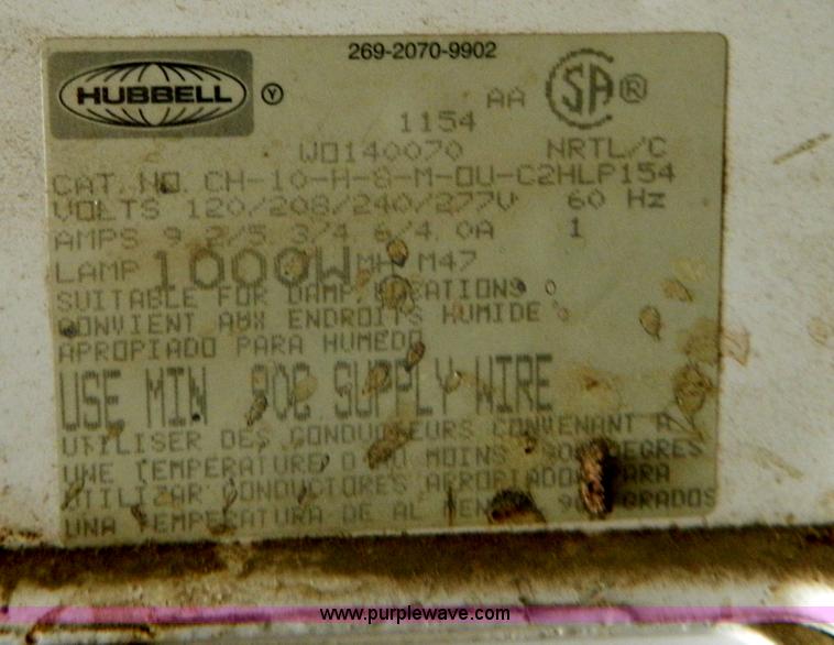 image for item AZ9213 (6) Hubbell lights