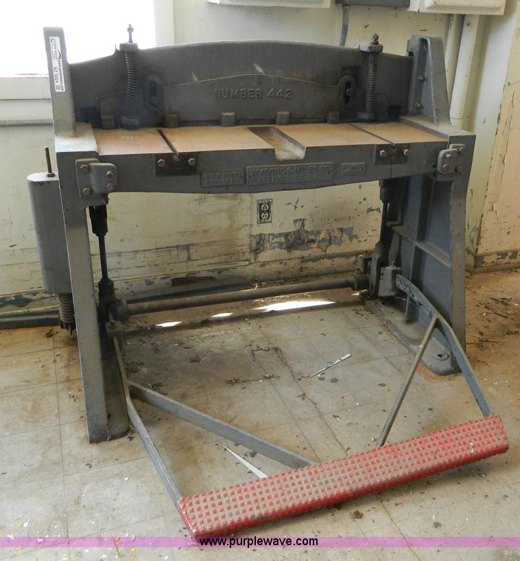 image for item AZ9224 Wyson C & Miles Co 442 metal shear