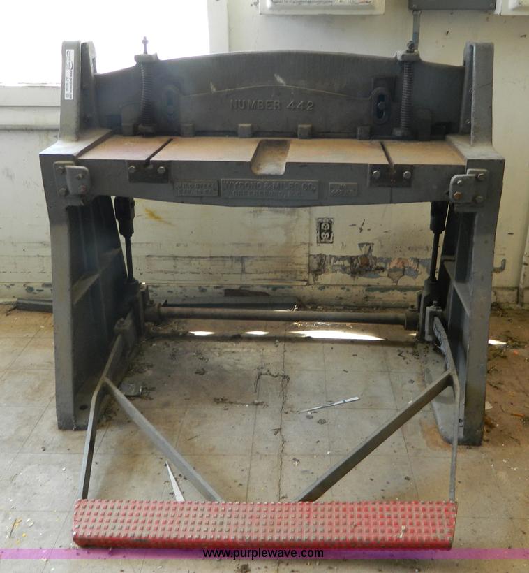 image for item AZ9224 Wyson C & Miles Co 442 metal shear