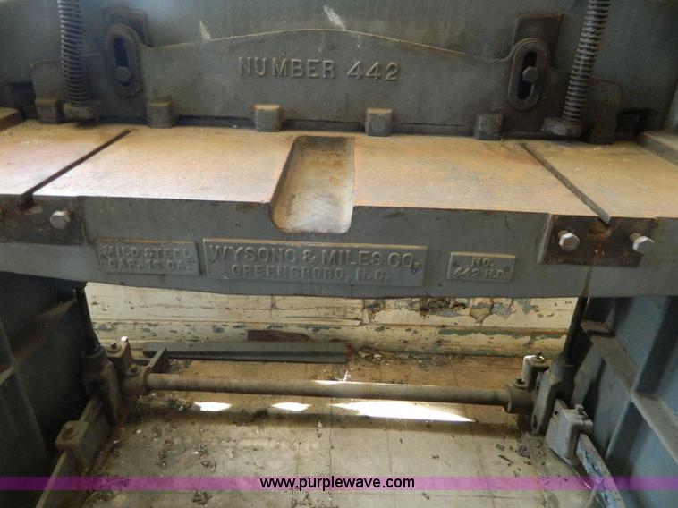 image for item AZ9224 Wyson C & Miles Co 442 metal shear