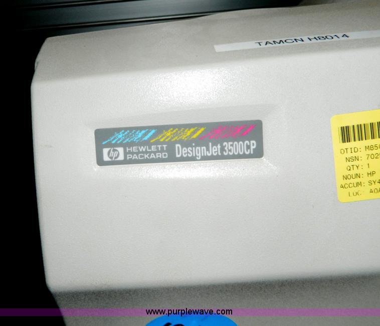 image for item AZ9228 HP DesignJet 3500LP ink printer plotter