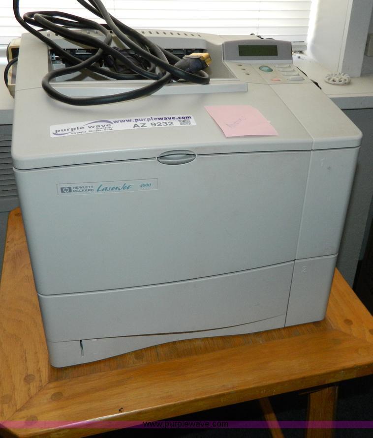 image for item AZ9232 HP LaserJet 4000 printer