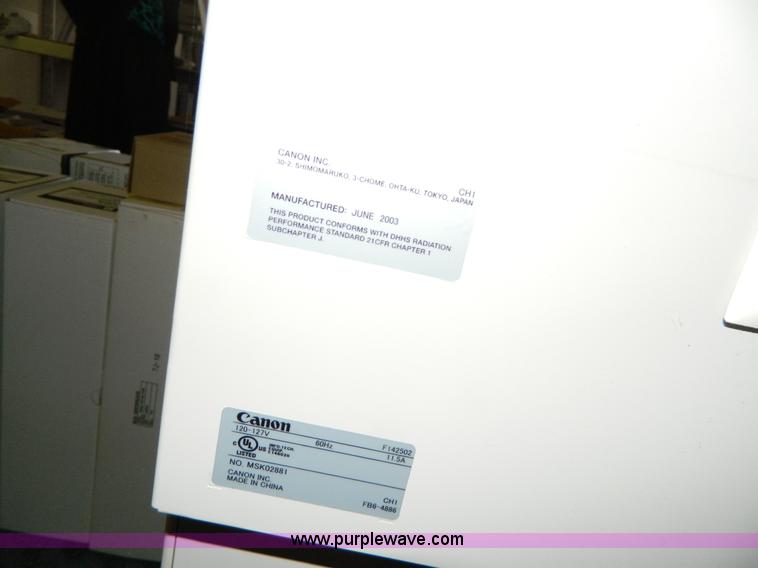 image for item AZ9235 Canon Super G3 photo copier