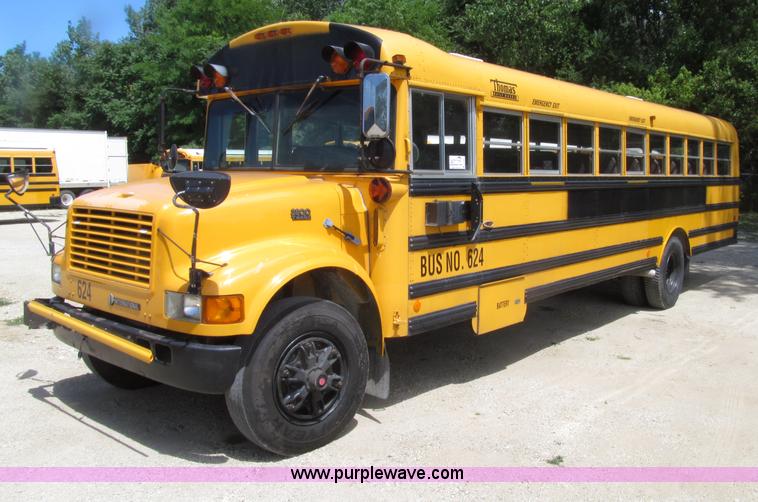 image for item D7457 1998 International 3800 Thomas school bus