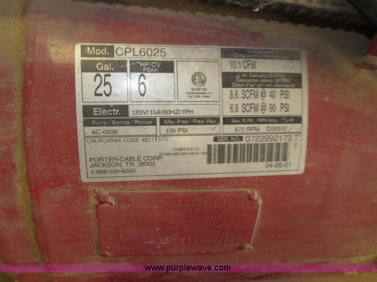 image for item E4577 Portable Cable air compressor