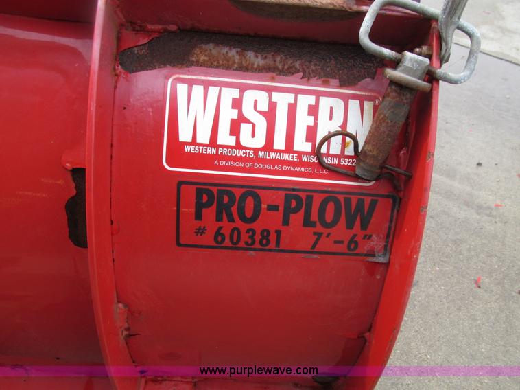 image for item E4579 Western Pro-Plow snow plow