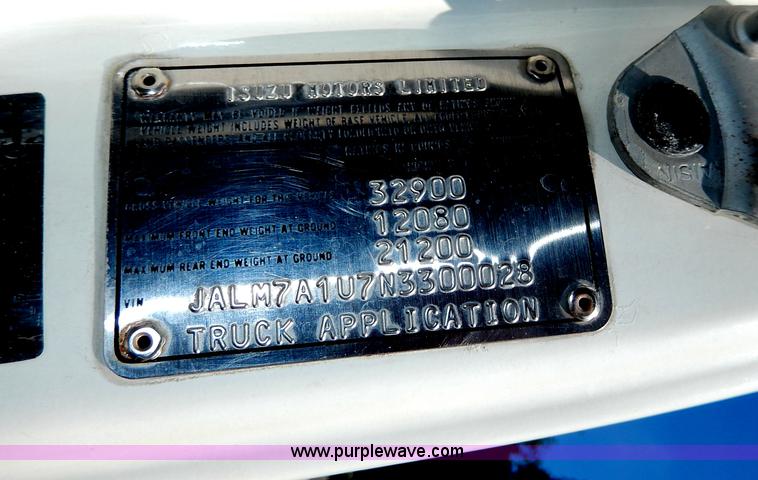 image for item I4304 1992 Isuzu FVR7MF water truck