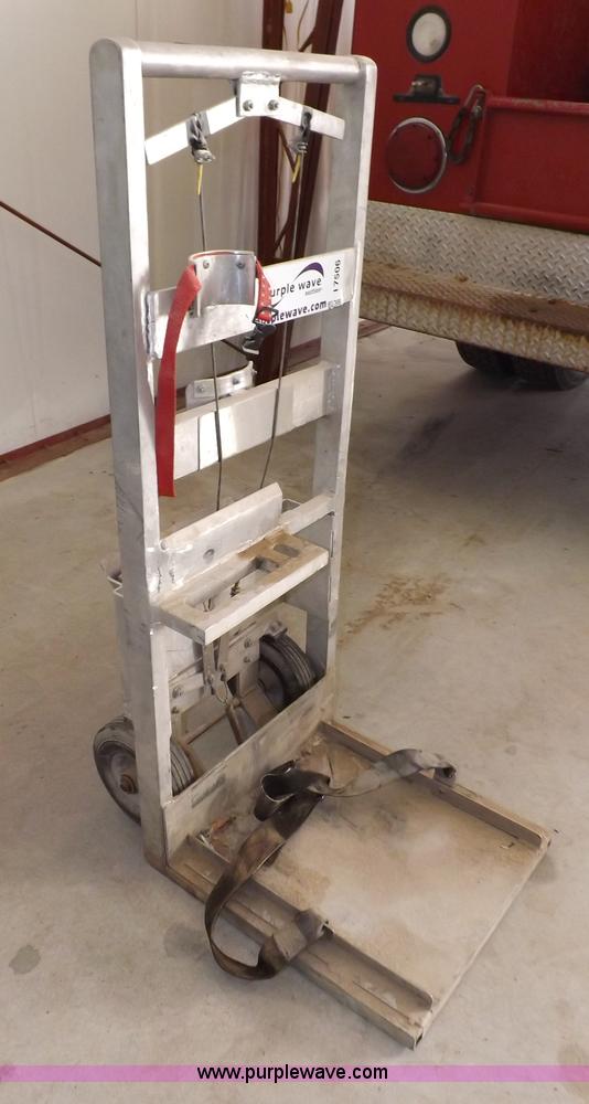 image for item I7506 Shop built two wheel aluminum cart