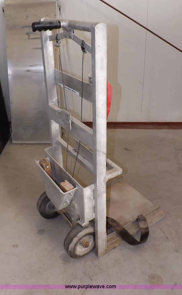 image for item I7506 Shop built two wheel aluminum cart