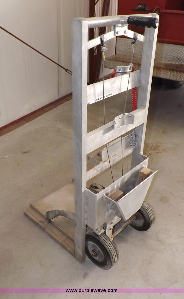 image for item I7506 Shop built two wheel aluminum cart