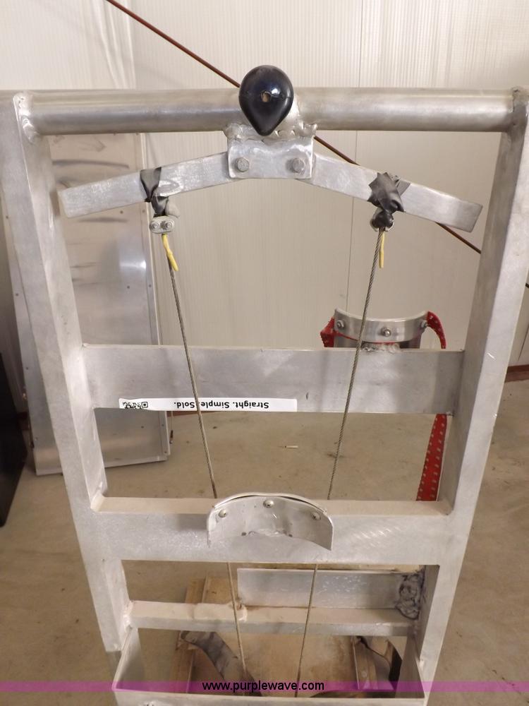 image for item I7506 Shop built two wheel aluminum cart