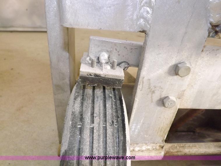 image for item I7506 Shop built two wheel aluminum cart