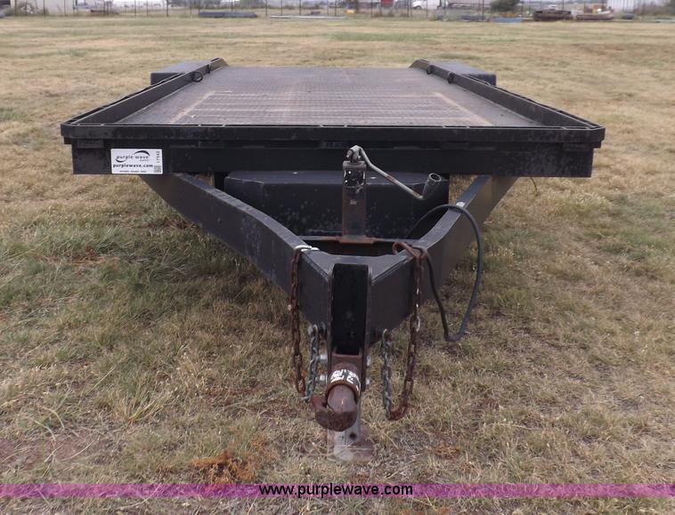 image for item I7543 1998 shop built tandem axle trailer