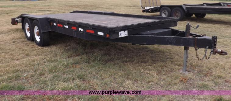 image for item I7543 1998 shop built tandem axle trailer
