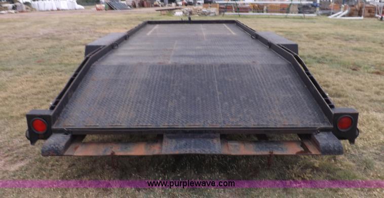 image for item I7543 1998 shop built tandem axle trailer