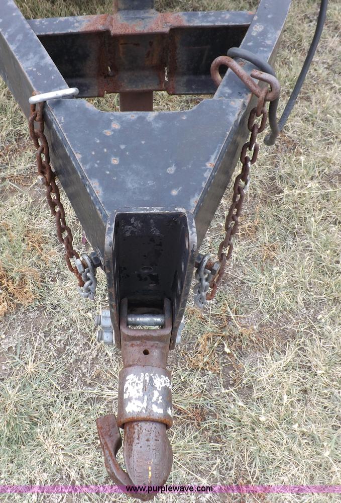 image for item I7543 1998 shop built tandem axle trailer