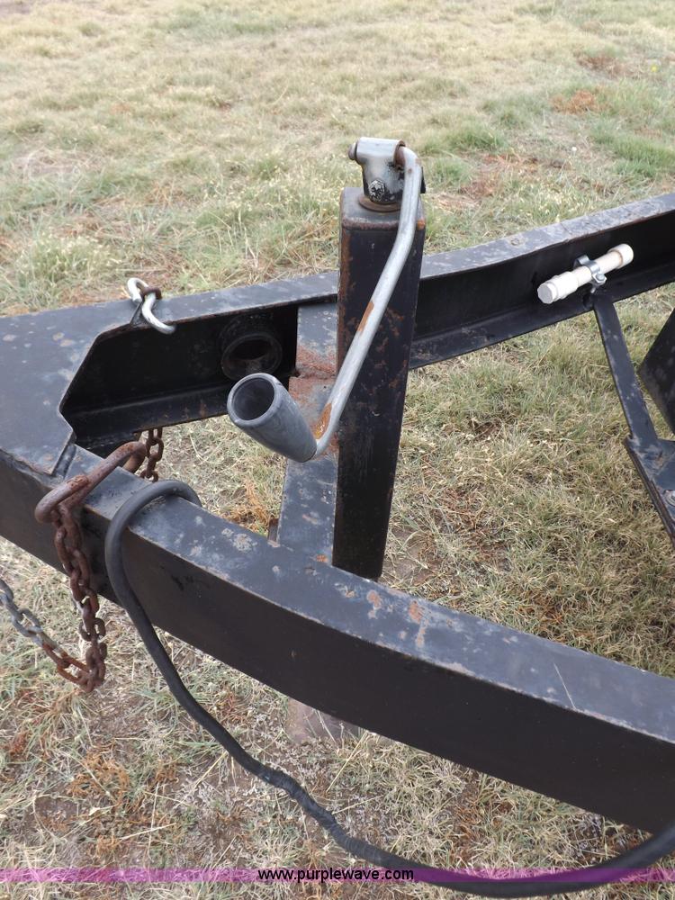 image for item I7543 1998 shop built tandem axle trailer