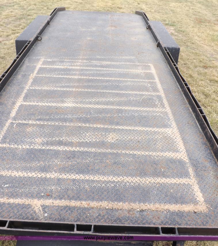 image for item I7543 1998 shop built tandem axle trailer