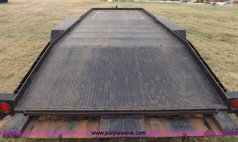 image for item I7543 1998 shop built tandem axle trailer