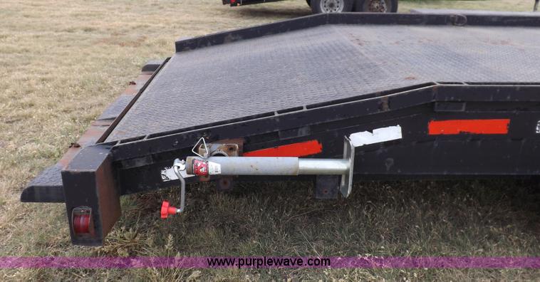 image for item I7543 1998 shop built tandem axle trailer