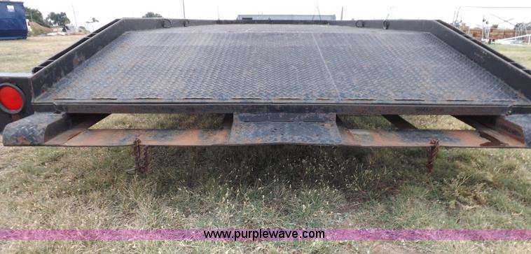 image for item I7543 1998 shop built tandem axle trailer