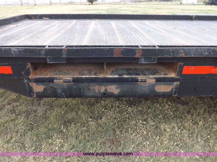 image for item I7543 1998 shop built tandem axle trailer
