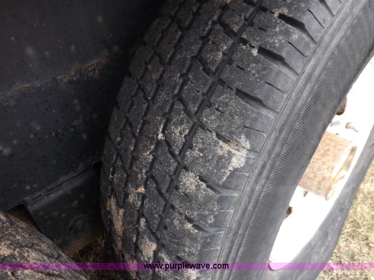 image for item I7543 1998 shop built tandem axle trailer