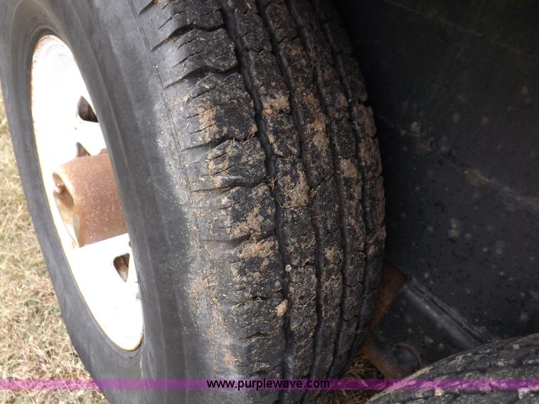 image for item I7543 1998 shop built tandem axle trailer