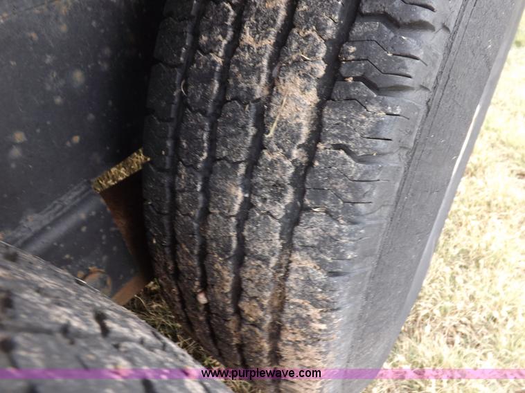 image for item I7543 1998 shop built tandem axle trailer