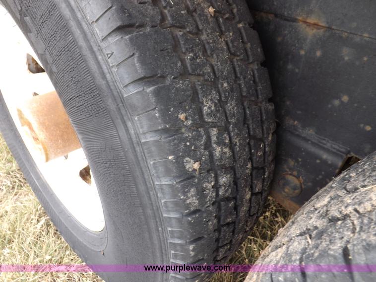 image for item I7543 1998 shop built tandem axle trailer