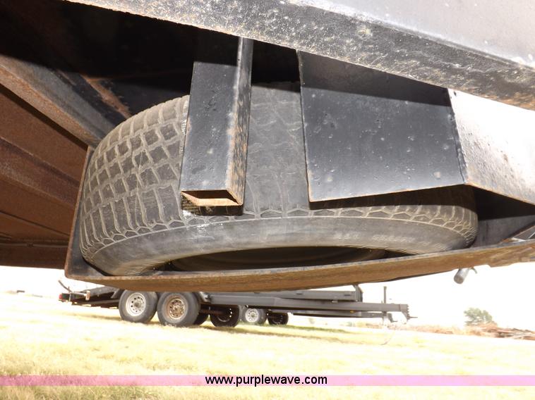 image for item I7543 1998 shop built tandem axle trailer