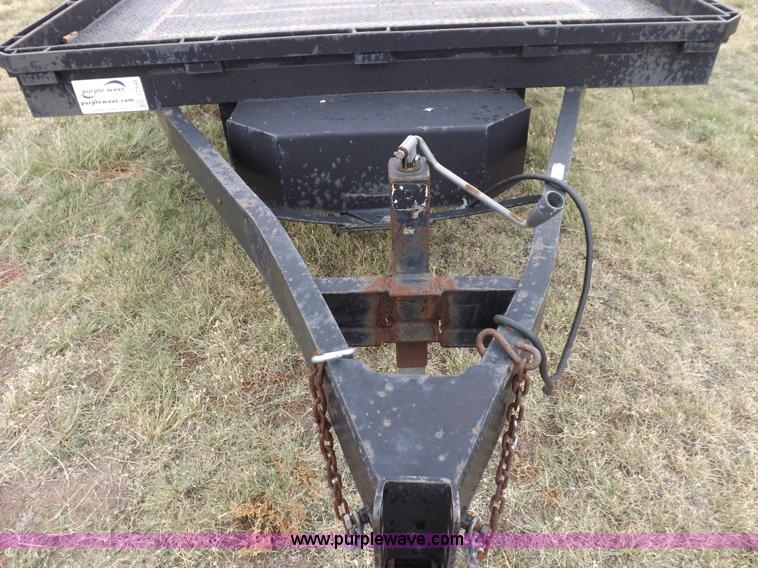 image for item I7543 1998 shop built tandem axle trailer