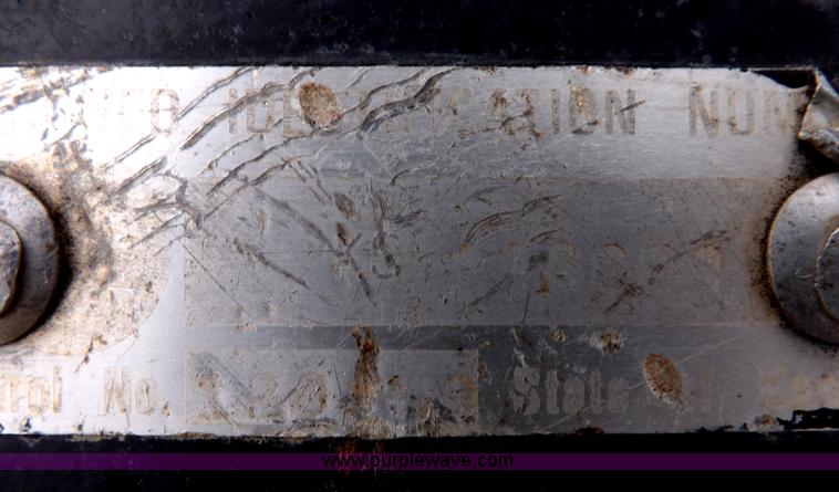 image for item I7543 1998 shop built tandem axle trailer