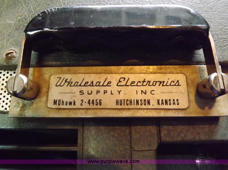 image for item I8357 Assorted science, audio visual, electrical testing equipment