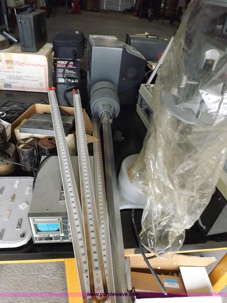 image for item I8357 Assorted science, audio visual, electrical testing equipment