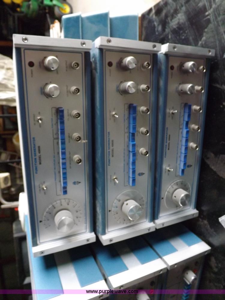 image for item I8357 Assorted science, audio visual, electrical testing equipment