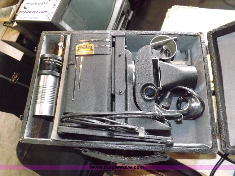 image for item I8357 Assorted science, audio visual, electrical testing equipment