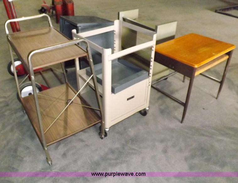 image for item I8361 Assorted office carts and dollies