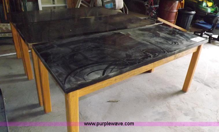 image for item I8373 (3) oak and laminate tables