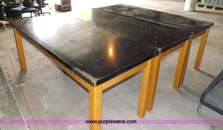 image for item I8373 (3) oak and laminate tables