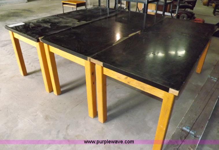 image for item I8373 (3) oak and laminate tables