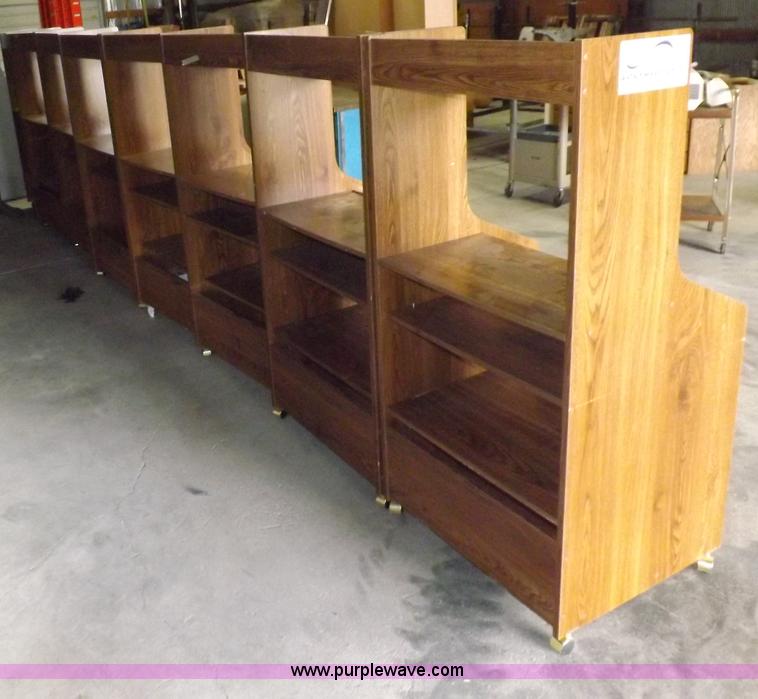 image for item I8376 (8) wood look computer work stations