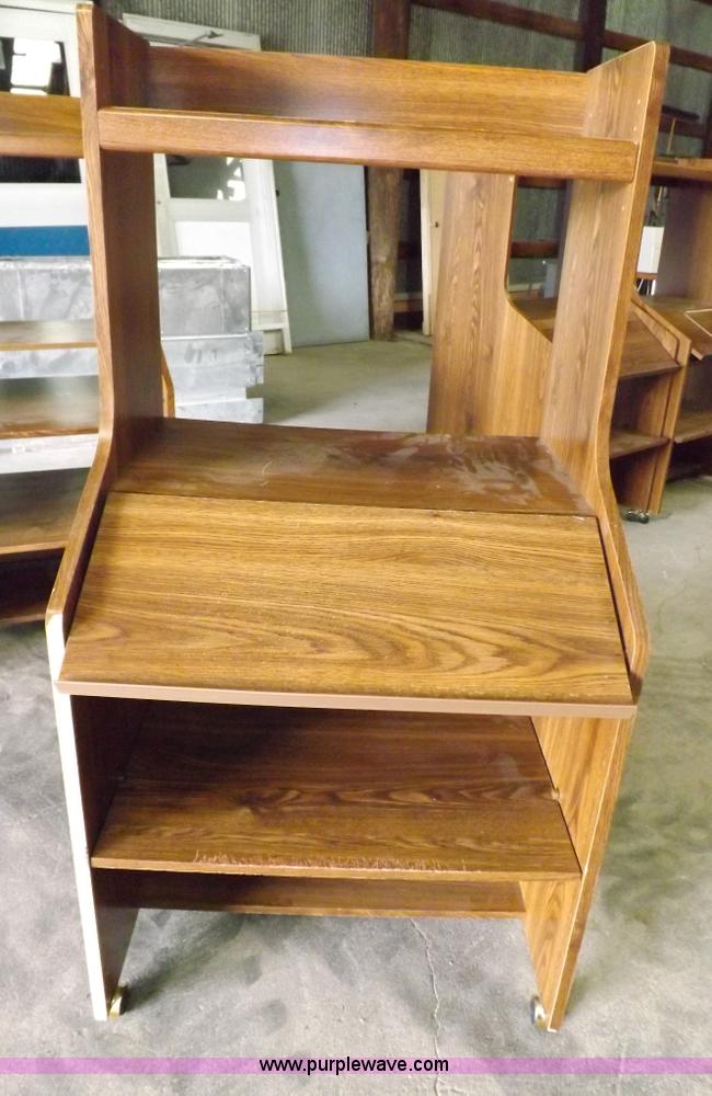 image for item I8376 (8) wood look computer work stations